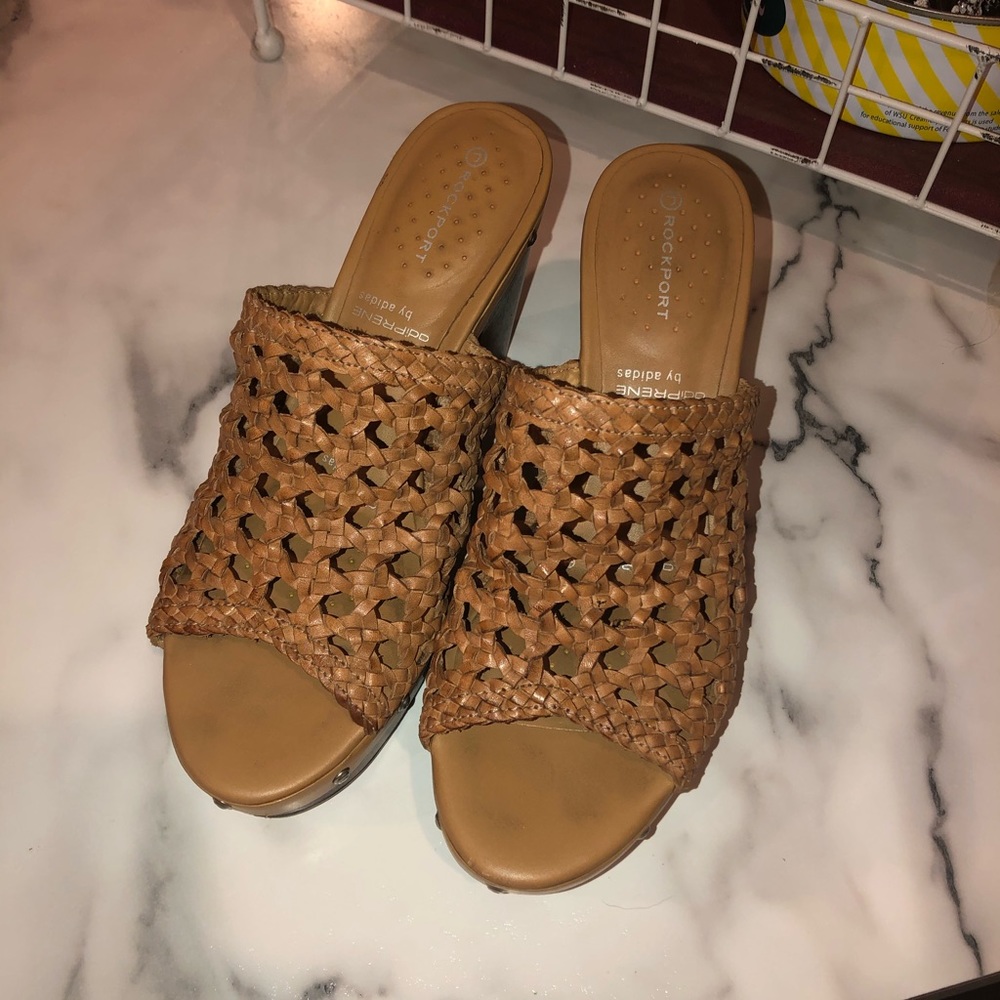 Rockport Open Toe Clog Sandal